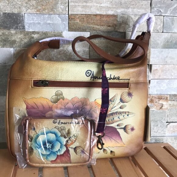 Anuschka Medium Hobo with Coin Purse - Picture 4 of 4